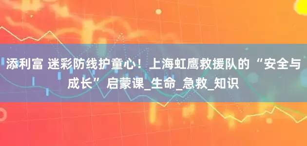 添利富 迷彩防线护童心！上海虹鹰救援队的 “安全与成长” 启蒙课_生命_急救_知识